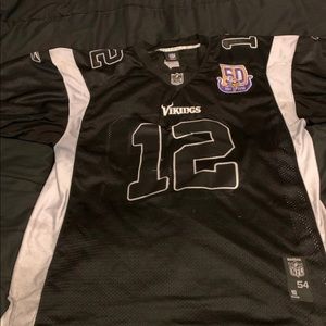 Percy Harvin Black Vikings Jersey 54
